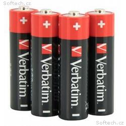 VERBATIM Alkalické baterie AA, 4 PACK, LR6