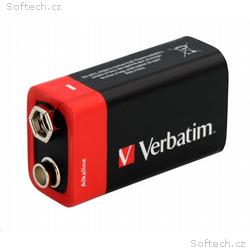 VERBATIM Alkalické baterie 9V, 1 PACK, 6LR61