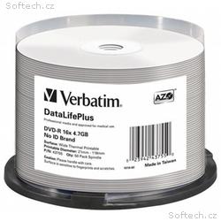 VERBATIM DVD-R(50-Pack), Spindle, 16X, 4.7GB, Data