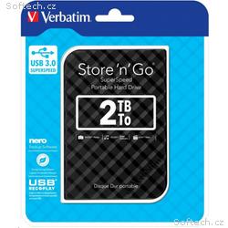 VERBATIM HDD 2.5" 2TB Store "n" Go Portable Hard D