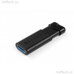 VERBATIM Flash Disk PinStripe USB 3.0, 16GB - čern