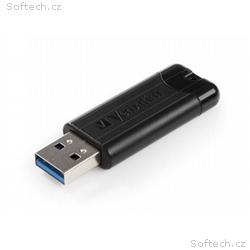 VERBATIM Flash Disk 256GB PinStripe USB 3.0, černá