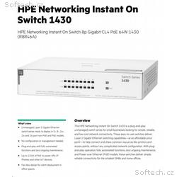 HPE Networking Instant On Switch 8p Gigabit CL4 Po