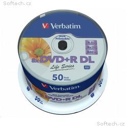 VERBATIM DVD+R Double Layer 8.5GB 8X 50 Pack Spind