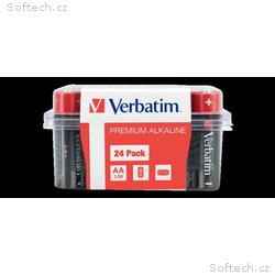 VERBATIM Alkalická Baterie AA 24 Pack, LR6