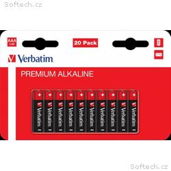 VERBATIM Alkalická Baterie AAA 20 Pack, LR03
