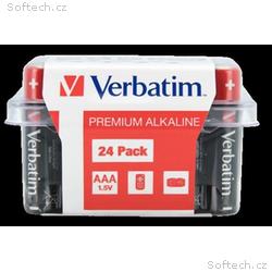 VERBATIM Alkalická Baterie AAA 24 Pack, LR03