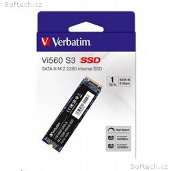 VERBATIM SSD Vi560 S3 M.2 1TB SATA III, W 560, R 5