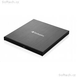 VERBATIM externí mechanika DVD-RW Rewriter USB-C, 