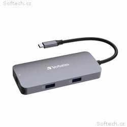 VERBATIM Hub USB-C Pro Multiport 5 Port, 2x USB 3.