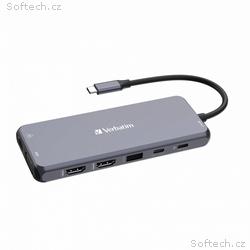 VERBATIM Hub USB-C Pro Multiport 14 Port, 5x USB-A