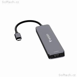 VERBATIM Dokovací stanice USB-C, 7v1, HDMI, USB-C 