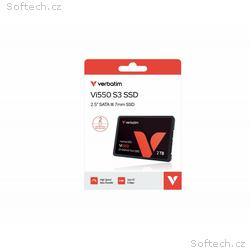 VERBATIM SSD Vi550 S3 2TB SATA III, 2.5” W 550, R 