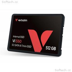 VERBATIM SSD Vi550 S3 512GB SATA III, 2.5” W 535, 