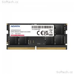 Adata, SO-DIMM DDR5, 32GB, 4800MHz, CL40, 1x32GB
