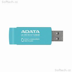 ADATA Flash Disk 128GB UC310E ECO, USB 3.2, modrá