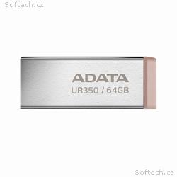 ADATA UR350, 64GB, USB 3.2, USB-A, Hnědá