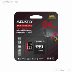 ADATA MicroSDXC karta 64GB High Endurance UHS-I C1