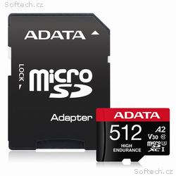 ADATA MicroSDXC karta 512GB High Endurance UHS-I C