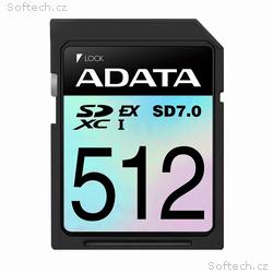 ADATA SDXC karta 512GB Express, PCIe Gen3, UHS-I, 
