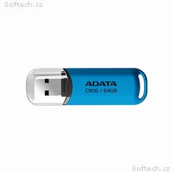 ADATA Flash Disk 64GB C906, USB 2.0, modrá
