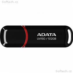 ADATA Flash Disk 512GB UV150, USB 3.2, černá