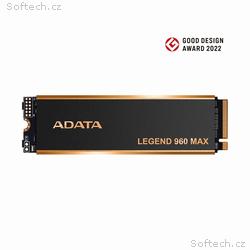 ADATA SSD 1TB LEGEND 960 MAX, PCIe Gen4 x4, M.2 22