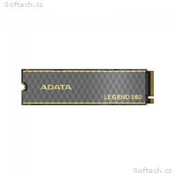 ADATA LEGEND 860, 2TB, SSD, M.2 NVMe, Černá, Heats