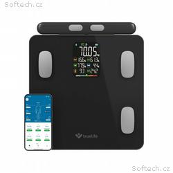 TrueLife FitScale W8 BT Black - osobní diagnostick