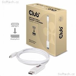 Club3D Adaptér USB 3.1 typ C na DisplayPort 1.2 4K
