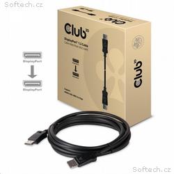 Club3D Kabel certifikovaný DisplayPort 1.2, 4K60Hz