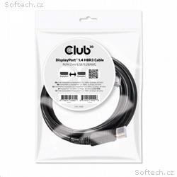 Club3D Certifikovaný Kabel DisplayPort 1.4 HBR3 8K