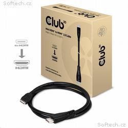 Club3D Kabel Mini HDMI na HDMI 2.0 4K60Hz UHD, (M,