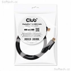 Club3D Certifikovaný Kabel DisplayPort 1.4 HBR3 8K