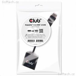 Club3D Adaptér aktivní DisplayPort 1.2 na HDMI 2.0