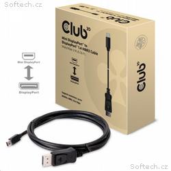 Club3D Adaptér mini DisplayPort 1.4 na DisplayPort