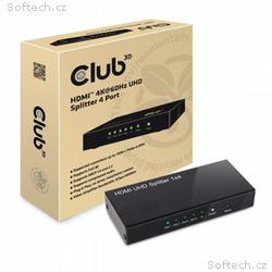 Club3D Video splitter 1:4 HDMI 2.0 4K60Hz UHD, 4 p