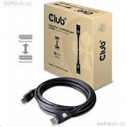 Club3D Kabel certifikovaný DisplayPort 1.4, HBR3, 