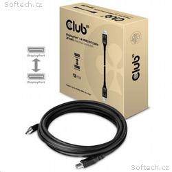 Club3D Kabel certifikovaný DisplayPort 1.4, HBR3, 