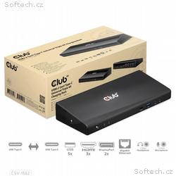 Club3D Dokovací stanice USB 3.2 typ C (5xUSB, USB-