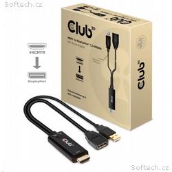 Club3D adaptér aktivní HDMI na DisplayPort 4K60Hz,