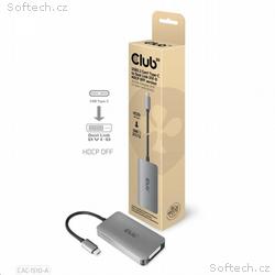 Club3D Adaptér aktivní USB 3.2 typ C na DVI-D Dual