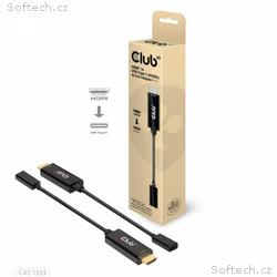 Club3D aktivní adaptér HDMI na USB-C, 4K60Hz, M, F