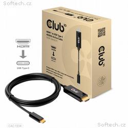 Club3D aktivní kabel HDMI na USB-C, 4K60Hz, 1.8m, 