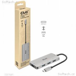 Club3D hub USB-C Gen2 na 10Gbps 4x USB Type-A Hub