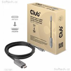 Club3D kabel USB-C na HDMI, 4K120Hz 8K60Hz HDR10 s