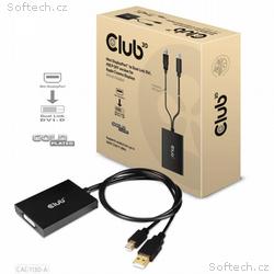 Club3D adaptér Mini DP na Dual Link DVI, HDCP OFF 