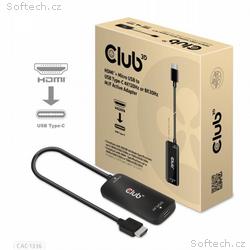 Club3D Adaptér HDMI + Micro USB na USB-C 4K120Hz, 