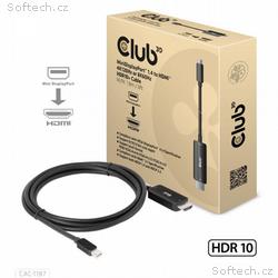 Club3D kabel miniDP 1.4 na HDMI, 4K120Hz nebo 8K60