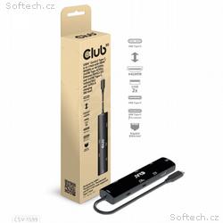 Club3D hub USB Gen3x2 Type-C (USB4), 6-in-1 s HDMI